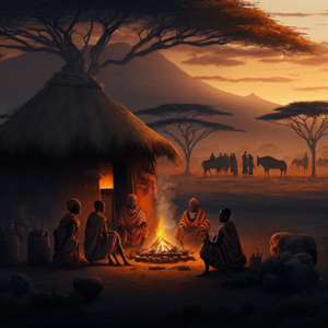 Dyl_Oostie_african_tribe_sitting_around_a_fire_af2704c7-8f68-40d1-92cd-10104be394a5